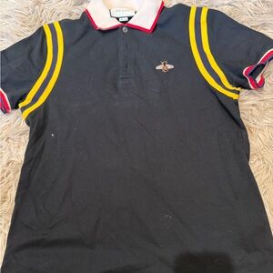 Gucci Bee Black Polo Shirt